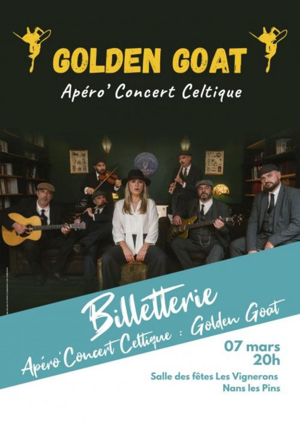 Apéro-concert Celtique : Golden Goat à Nans