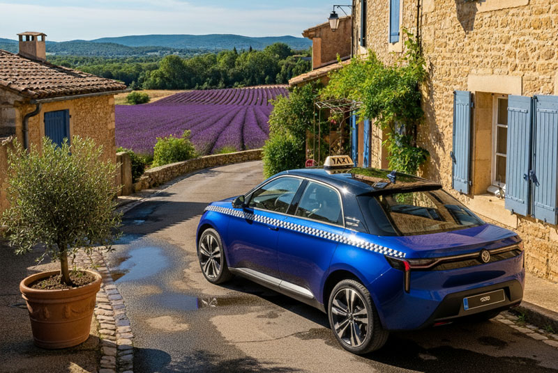 Venir en taxi / VTC en Provence Verte & Verdon