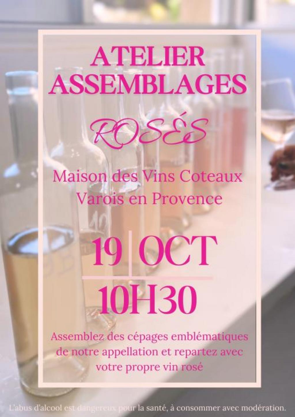 Atelier :  Assemblage de vins rosés | Fascinant Week-end