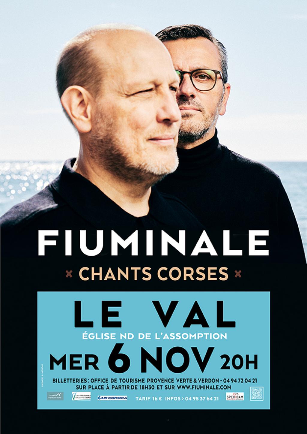 Concert : Fiuminale - Chants corses à Le Val