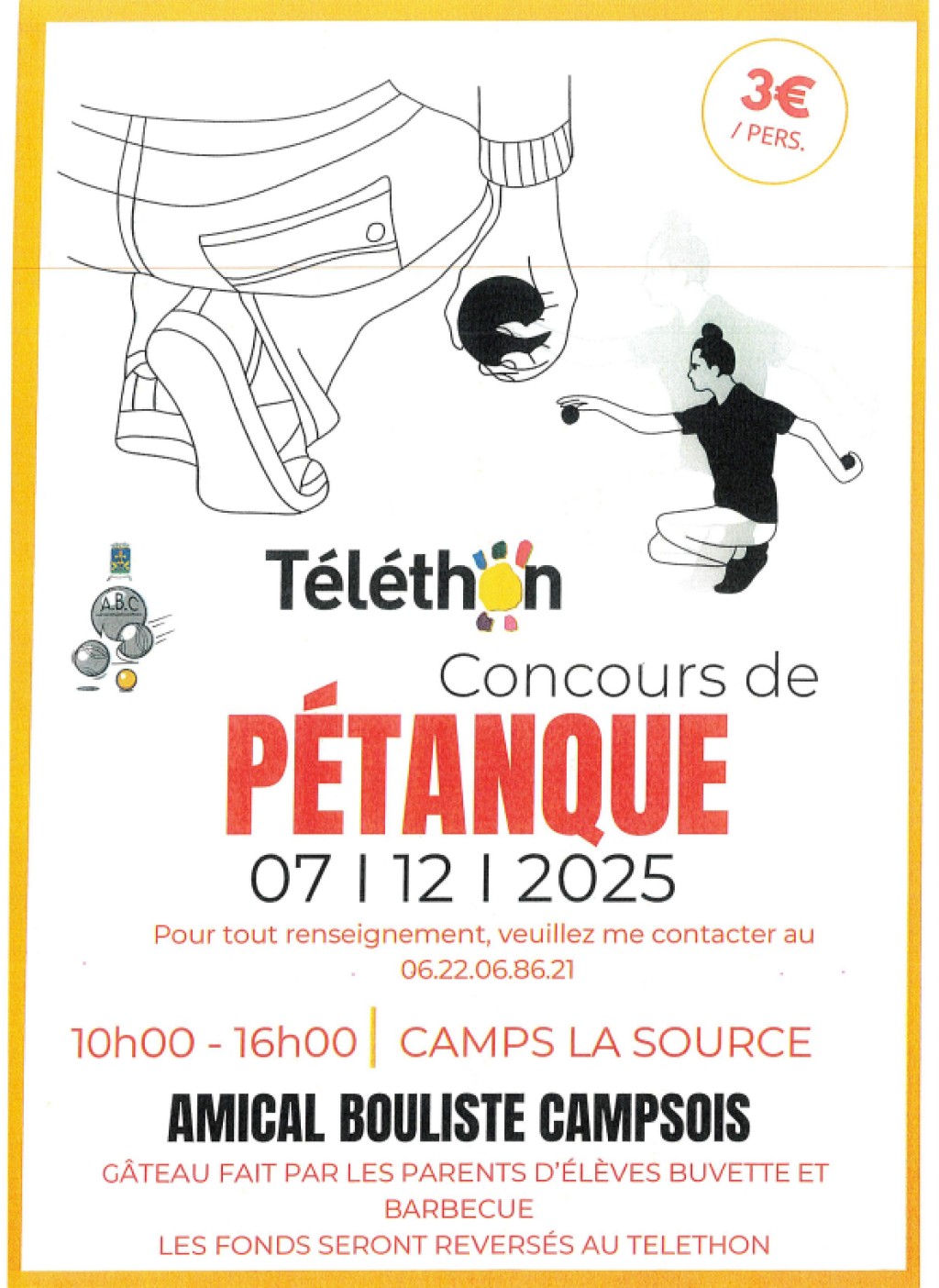 Concours de boules | Téléthon