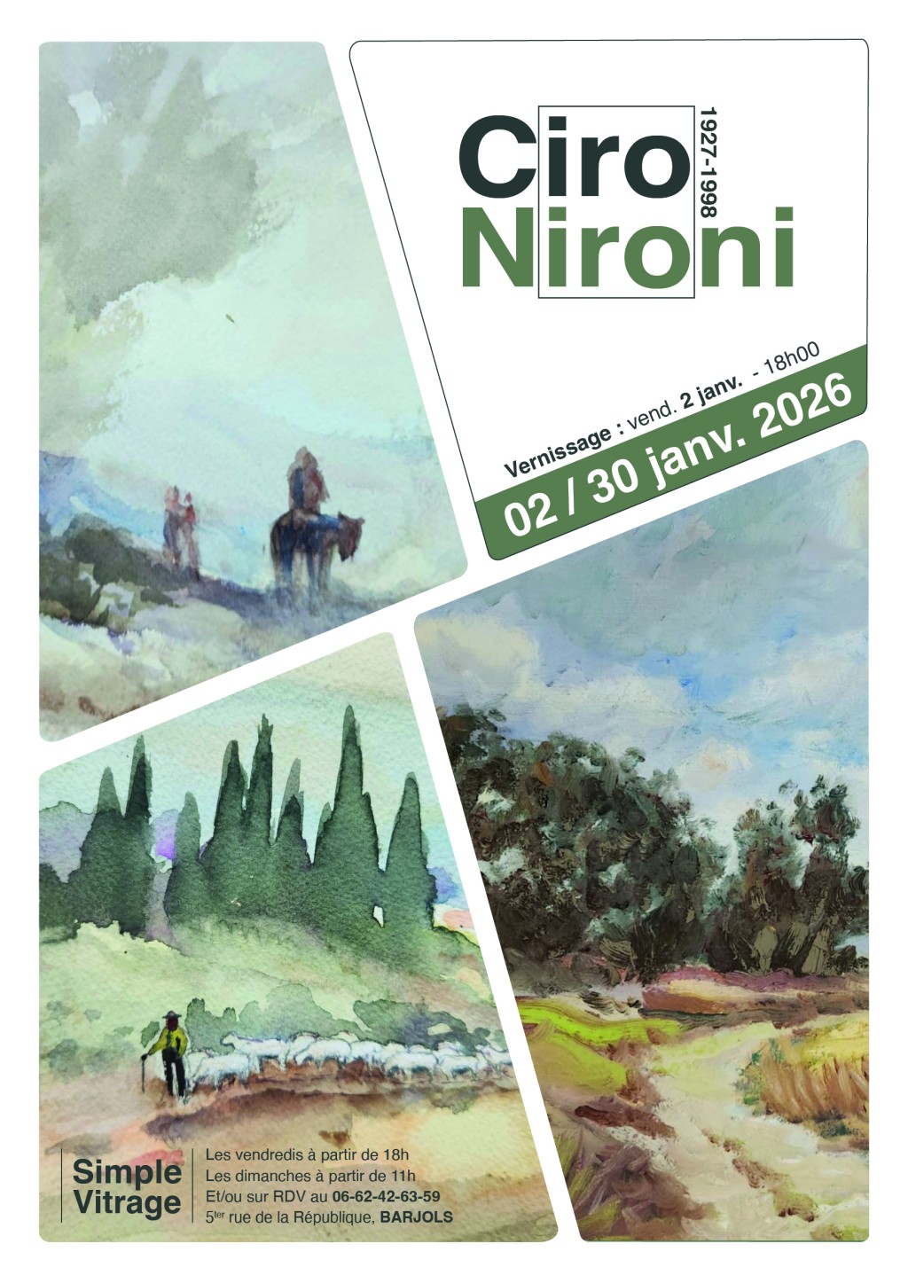 Vernissage de l'exposition Ciro Nironi