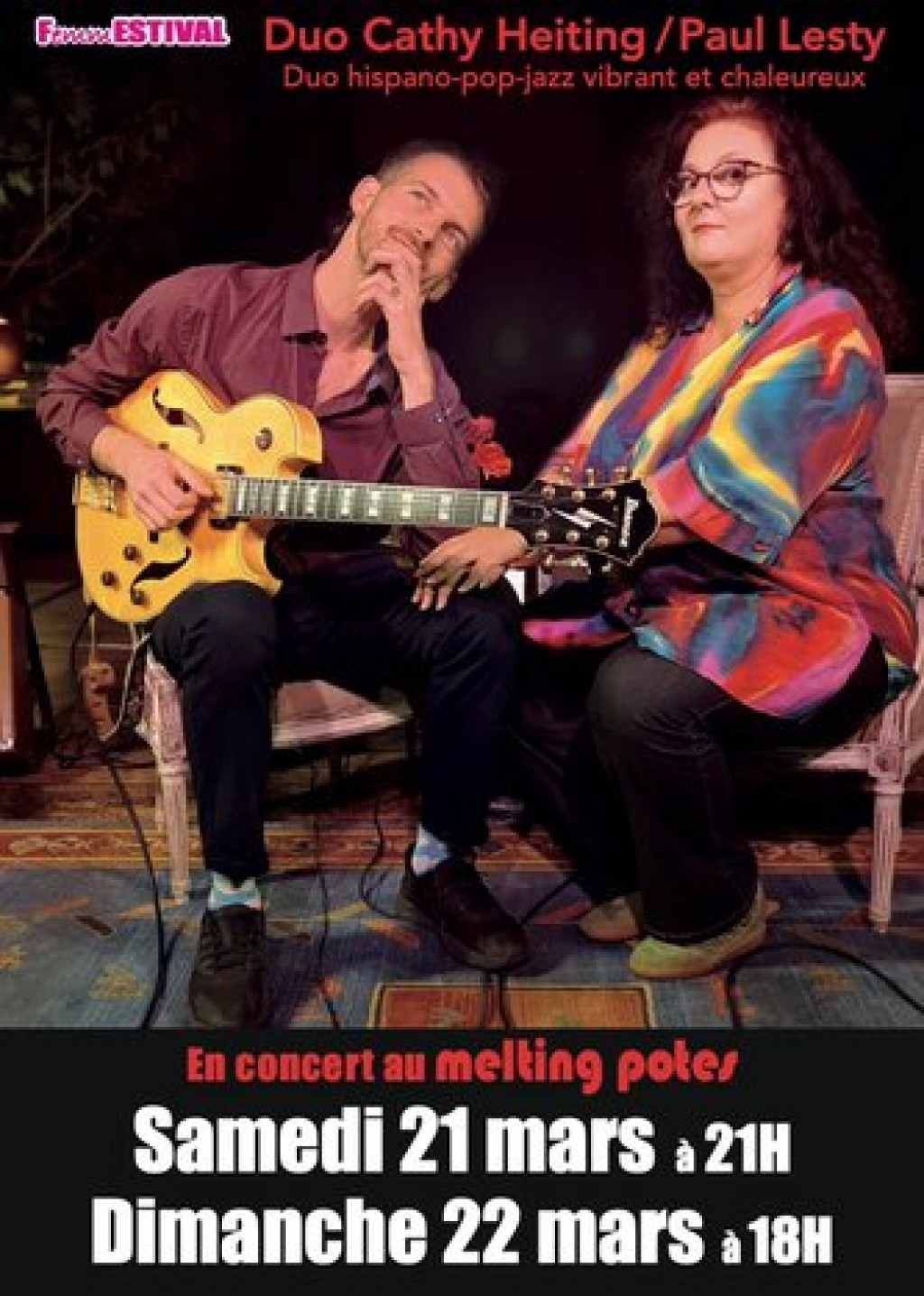 Duo Cathy Heating, Paul Lesty - hispano, pop, jazz | FemmESTIVAL