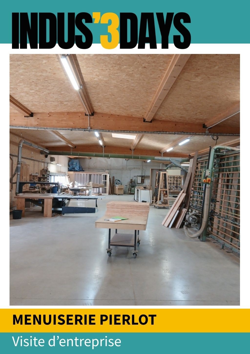 Visite de la Menuiserie Pierlot | Indus'3 Days