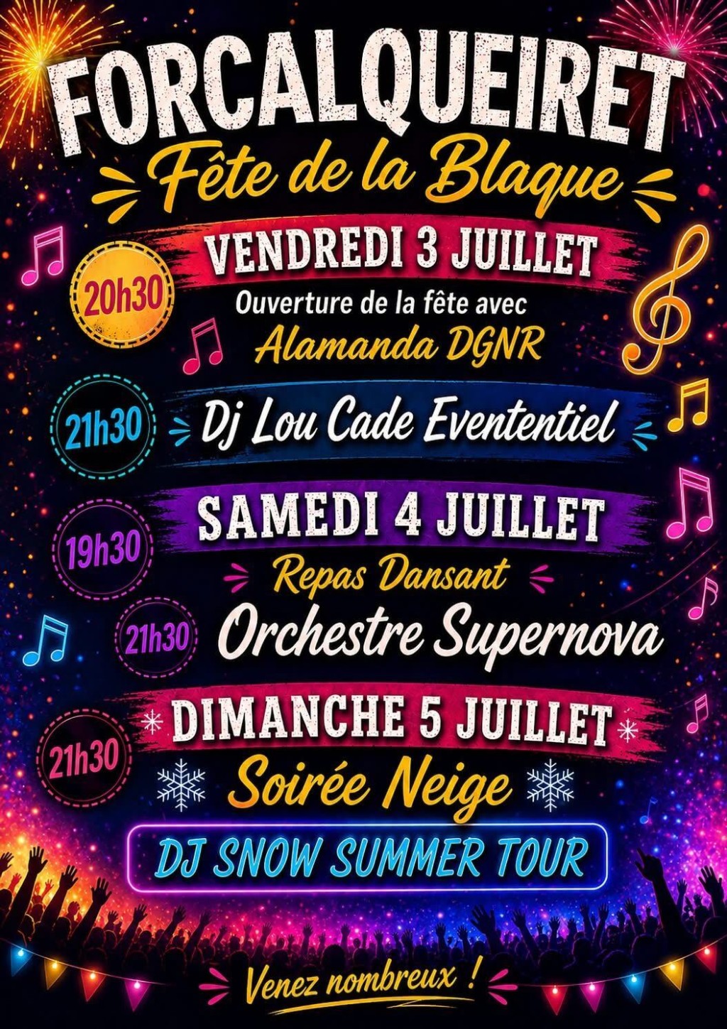 Fête de la Blaque : repas et animations