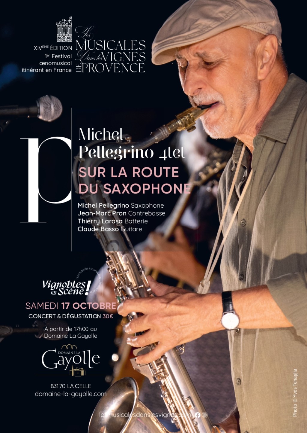 Concert : Michel Pellegrino | Les musicales dans les Vignes | Vignobles en Scène