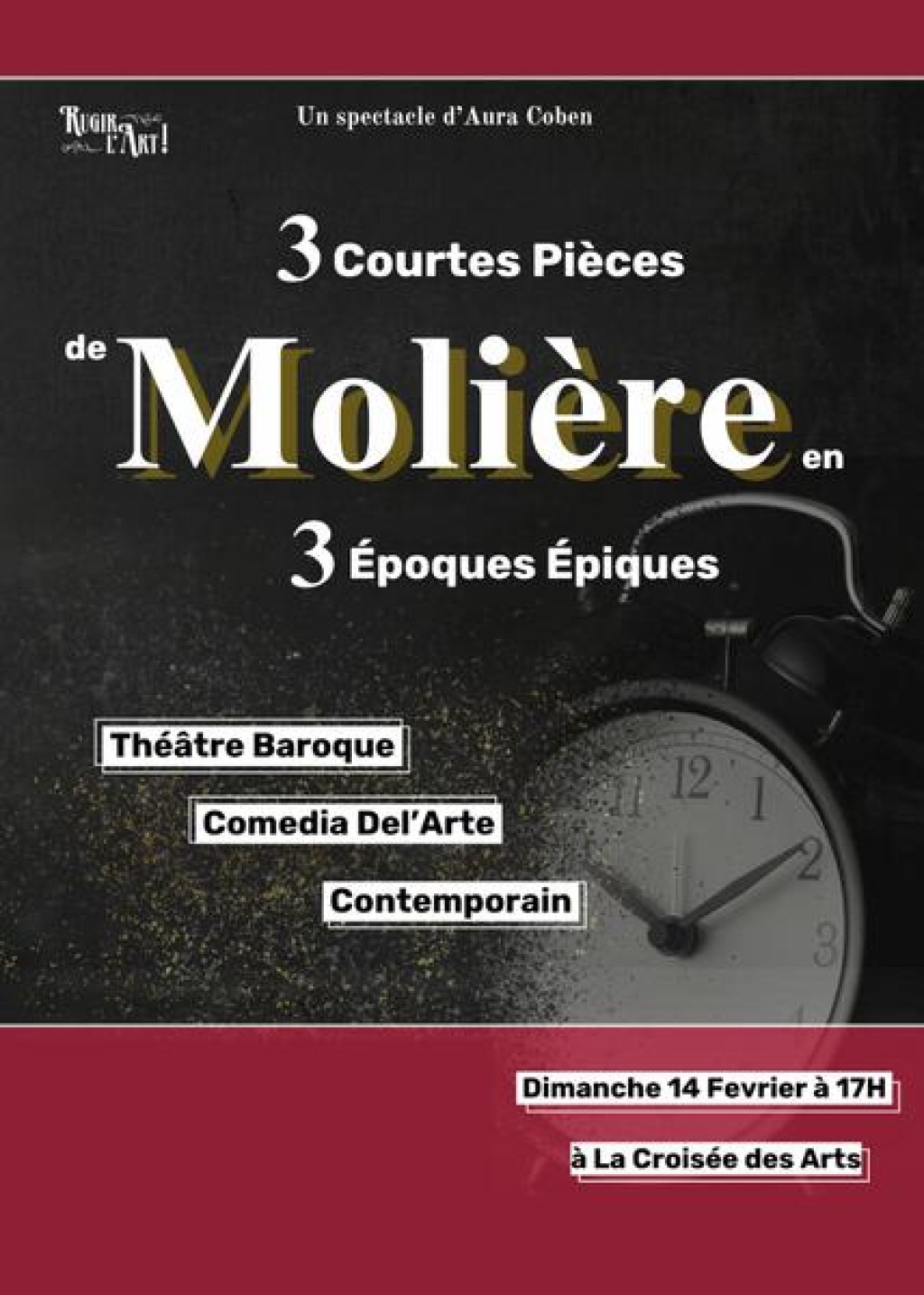 Théâtre : Trois courtes pièces de Molière en trois époques épiques