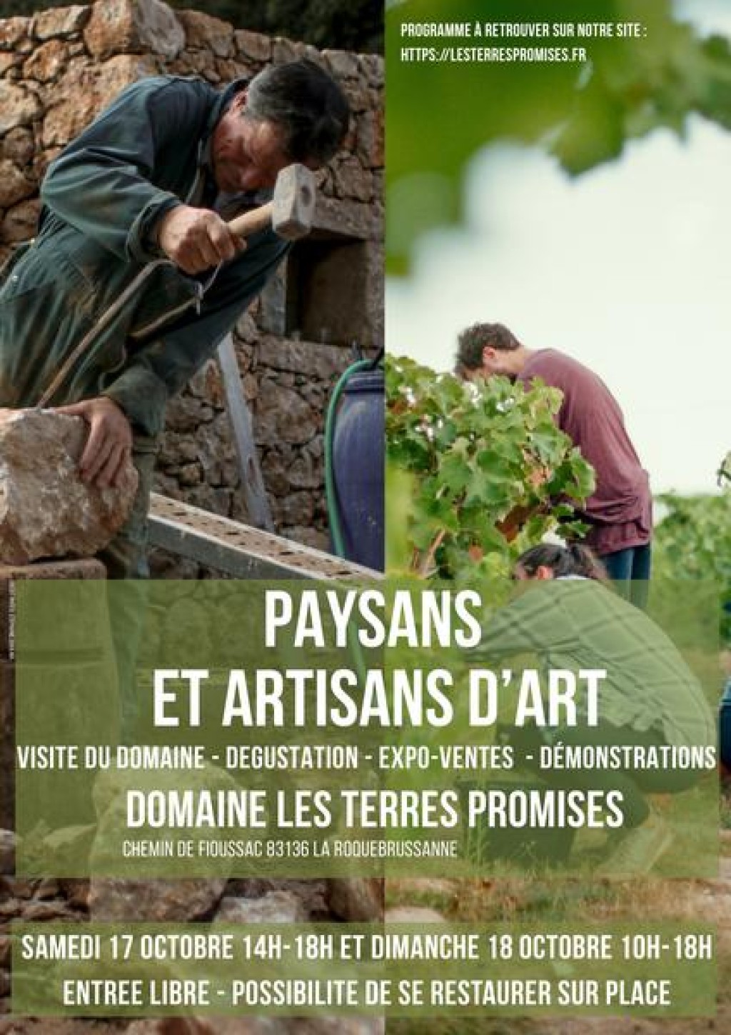 Les mains qui façonnent la terre | Vignobles en Scène
