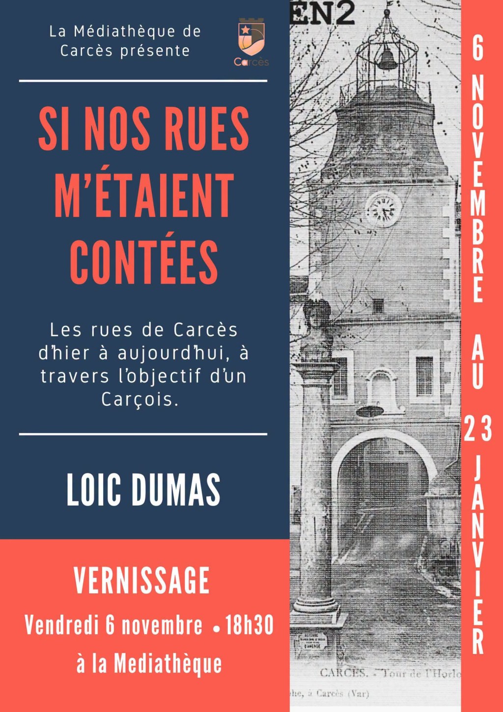 Vernissage de l'exposition : Si nos rues m'étaient contées - Photographies